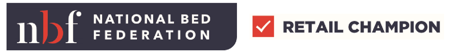 National Bed Federation and Retail Champion logos