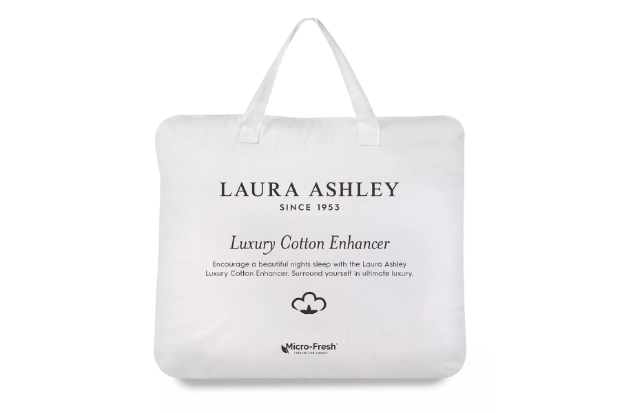 Laura Ashley Luxury Cotton Enhancer Mattress Topper