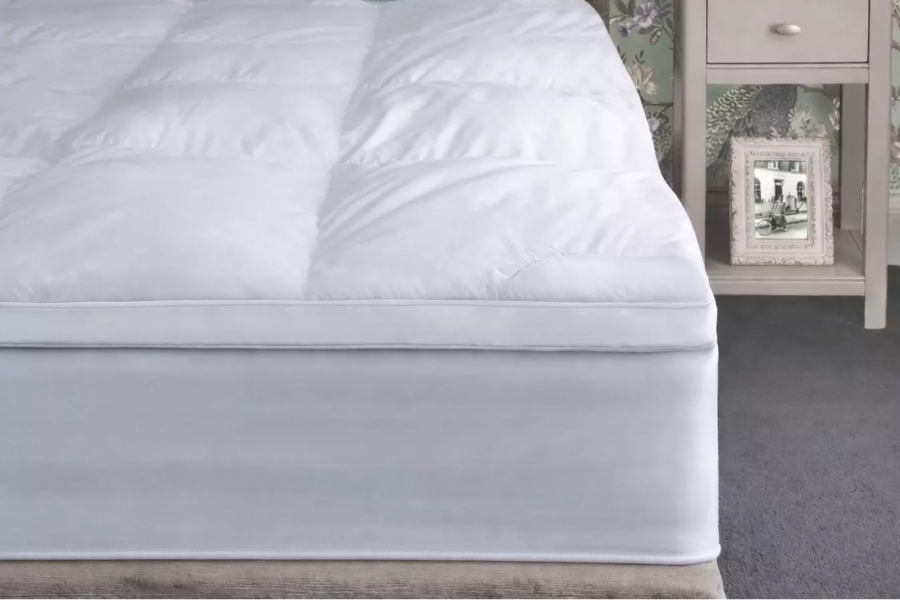 Laura Ashley Luxury Cotton Enhancer Mattress Topper - Image 2